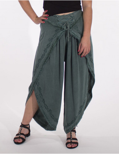 Pantalon dhoti viscosa sw