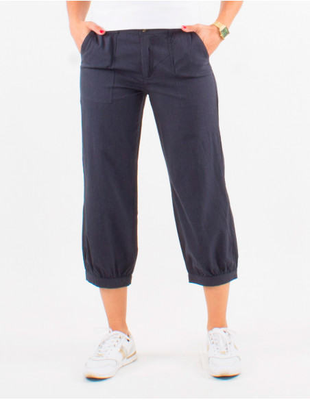 Pantalon corto 52% viscosa 48% algodon con bolsillos 