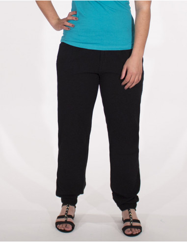 Pantalon algodon liso sw con bolsillos 