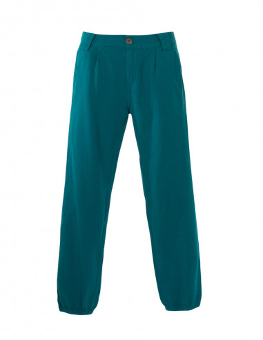 Pantalon algodon liso sw con bolsillos 