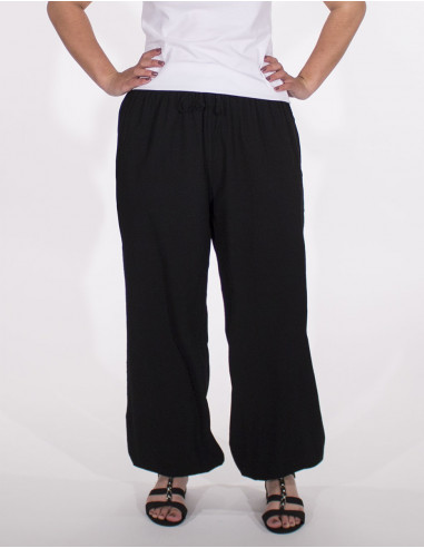 Pantalon mujer algodon elastico liso sw