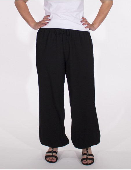 Pantalon mujer algodon elastico liso sw