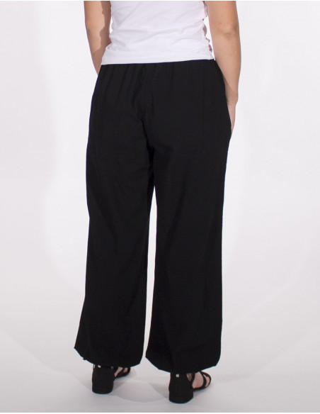 Pantalon mujer algodon elastico liso sw