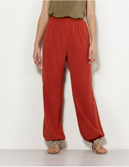 Pantalon algodon liso de entretiempo sw