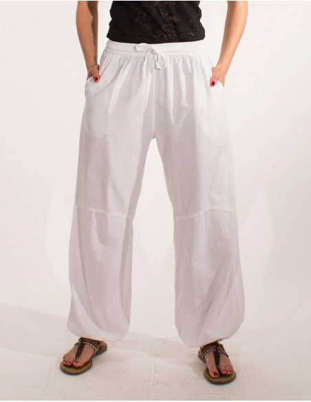 Pantalon algodon liso de entretiempo sw