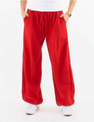 Pantalon algodon liso de entretiempo sw