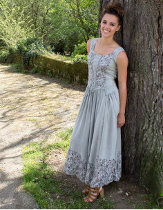 Vestido largo viscosa sw...