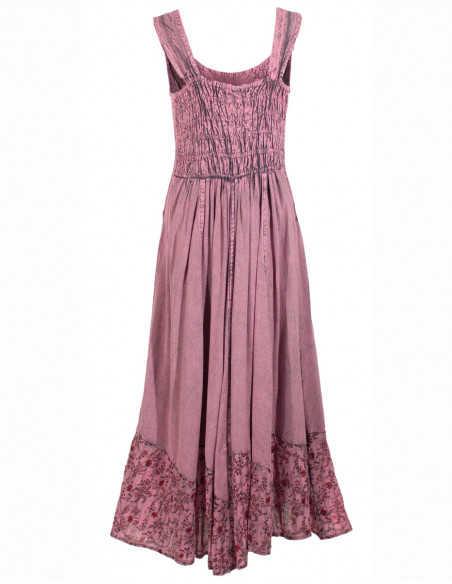 Vestido largo viscosa sw tirantes