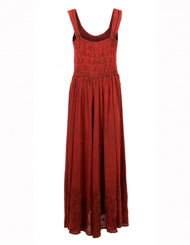 Vestido largo viscosa sw tirantes