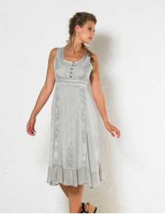 Vestido viscosa sw sin mangas 