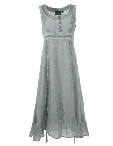 Vestido viscosa sw sin mangas 