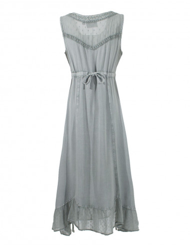 Vestido viscosa sw sin mangas 