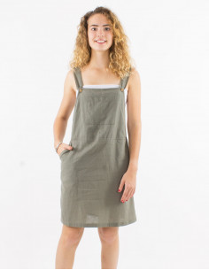 Vestido corto 91% algodon...