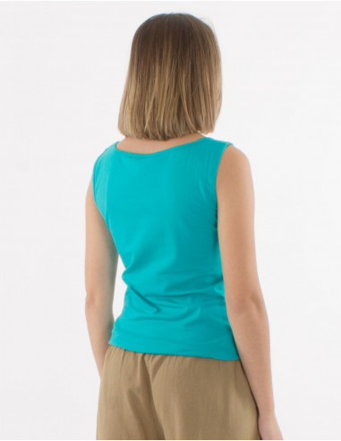 Camiseta 95% algodon 5% elastano debardeur...