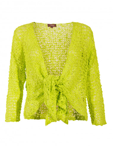 Chaqueta malla poliester popcorn