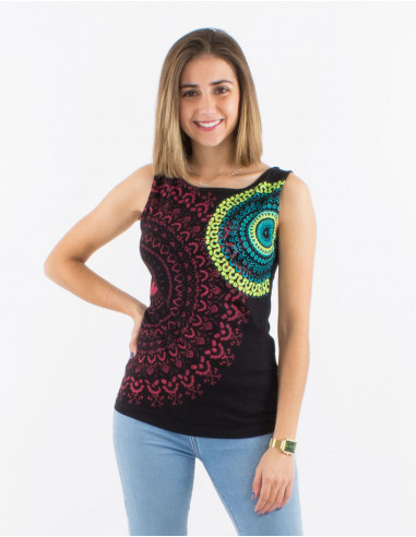 Camiseta 100% algodon sin mangas