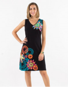 Vestido malla 97% algodon...