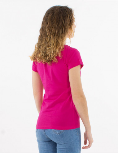 Camiseta 95% algodon 5% elastano mangas cortas...