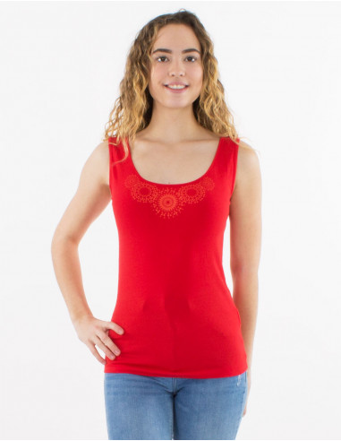 Camiseta 95% algodon 5% elastano debardeur...