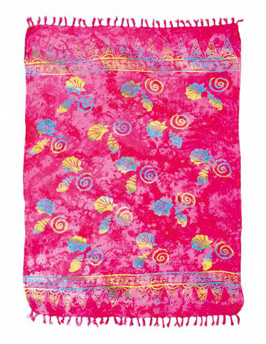 Sarong viscosa dp estampado mar