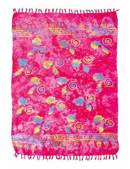 Sarong viscosa dp estampado mar