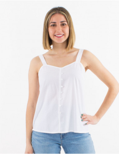 Top viscosa liso tirantes