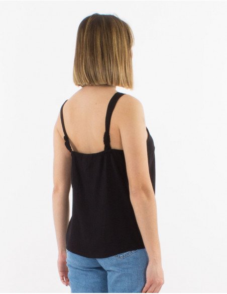 Top viscosa liso tirantes