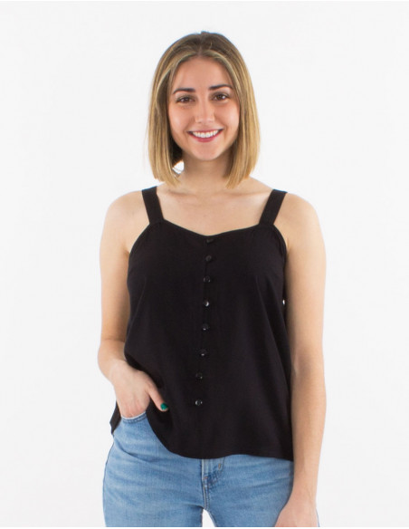 Top viscosa liso tirantes