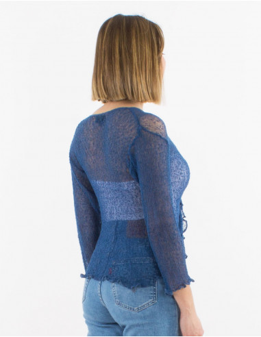 Chaqueta malla poliester red fina