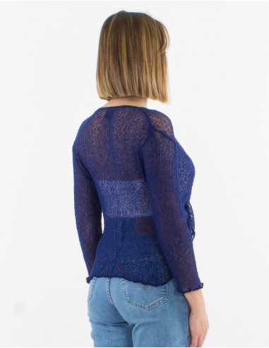 Chaqueta malla poliester red fina