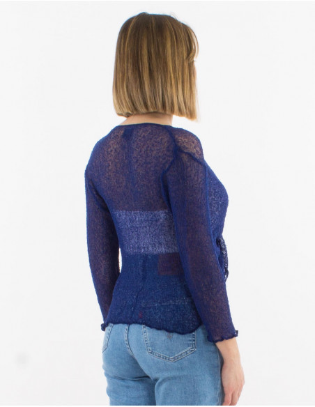 Chaqueta malla poliester red fina