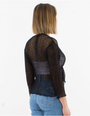 Chaqueta malla poliester red fina