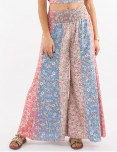 Pantalon ancho poliester...