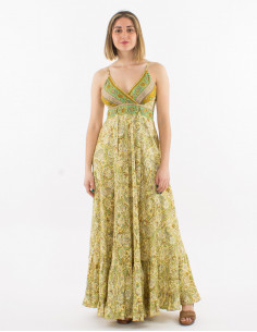 Vestido largo poliester... 2