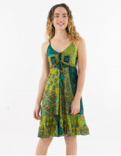 Vestido corto poliester... 2