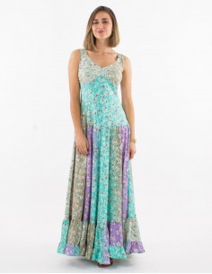 Vestido largo poliester... 2