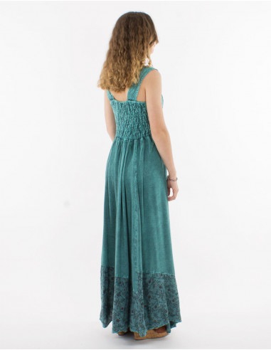 Vestido largo viscosa sw tirantes