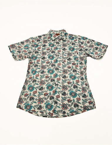 Camisa de algodón ligero de manga corta para...