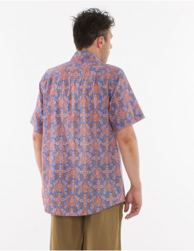 Camisa de algodón ligero de manga corta para...