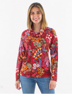 Blusa malla 95% poliester... 2