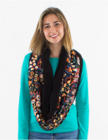 Bufanda snood malla 95% poliester 5% elastano...