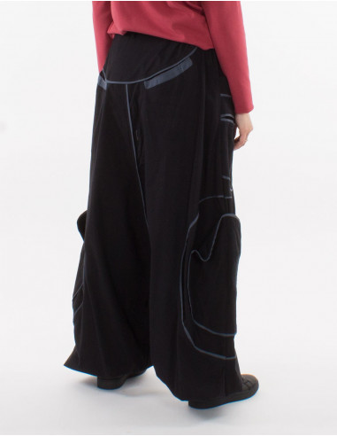 Sarouel algodon mixto bordado celtico