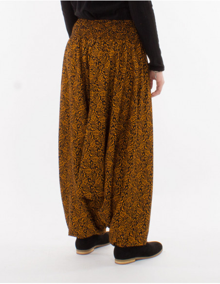 Sarouel 3 en 1 viscosa estampado indio