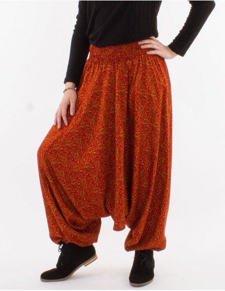 Sarouel 3 en 1 viscosa estampado indio