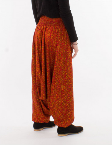 Sarouel 3 en 1 viscosa estampado indio