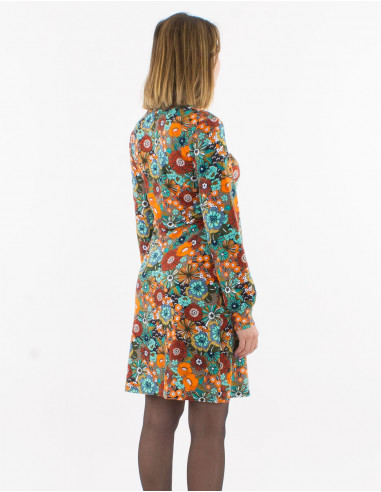 Vestido malla 92% poliester 8% elastano cuello...