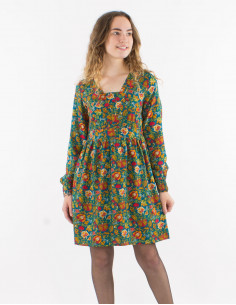 Vestido poliester doblado...