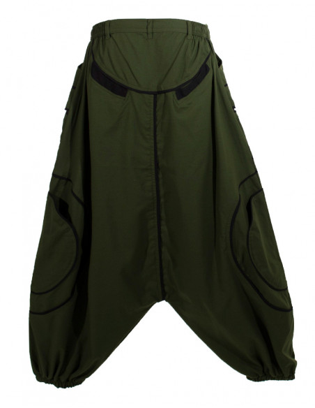 Sarouel algodon mixto bordado celtico