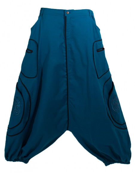 Sarouel algodon mixto bordado celtico