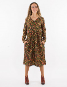 Vestido largo poliester con... 2